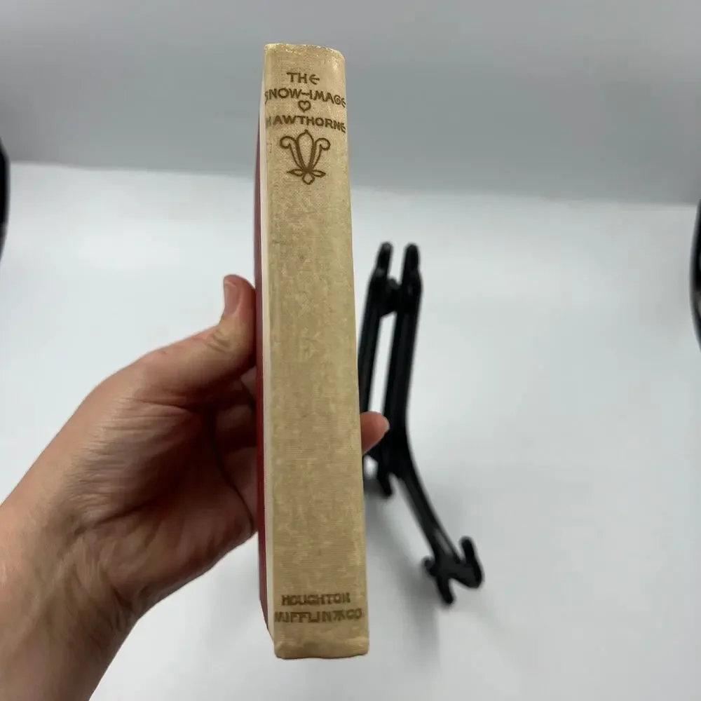 Antique Book The Snow Image by Nathaniel Hawthorne Hardcover Salem Edition 1894‎